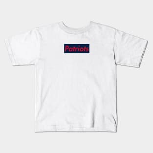 Patriots Box Logo 1 Kids T-Shirt